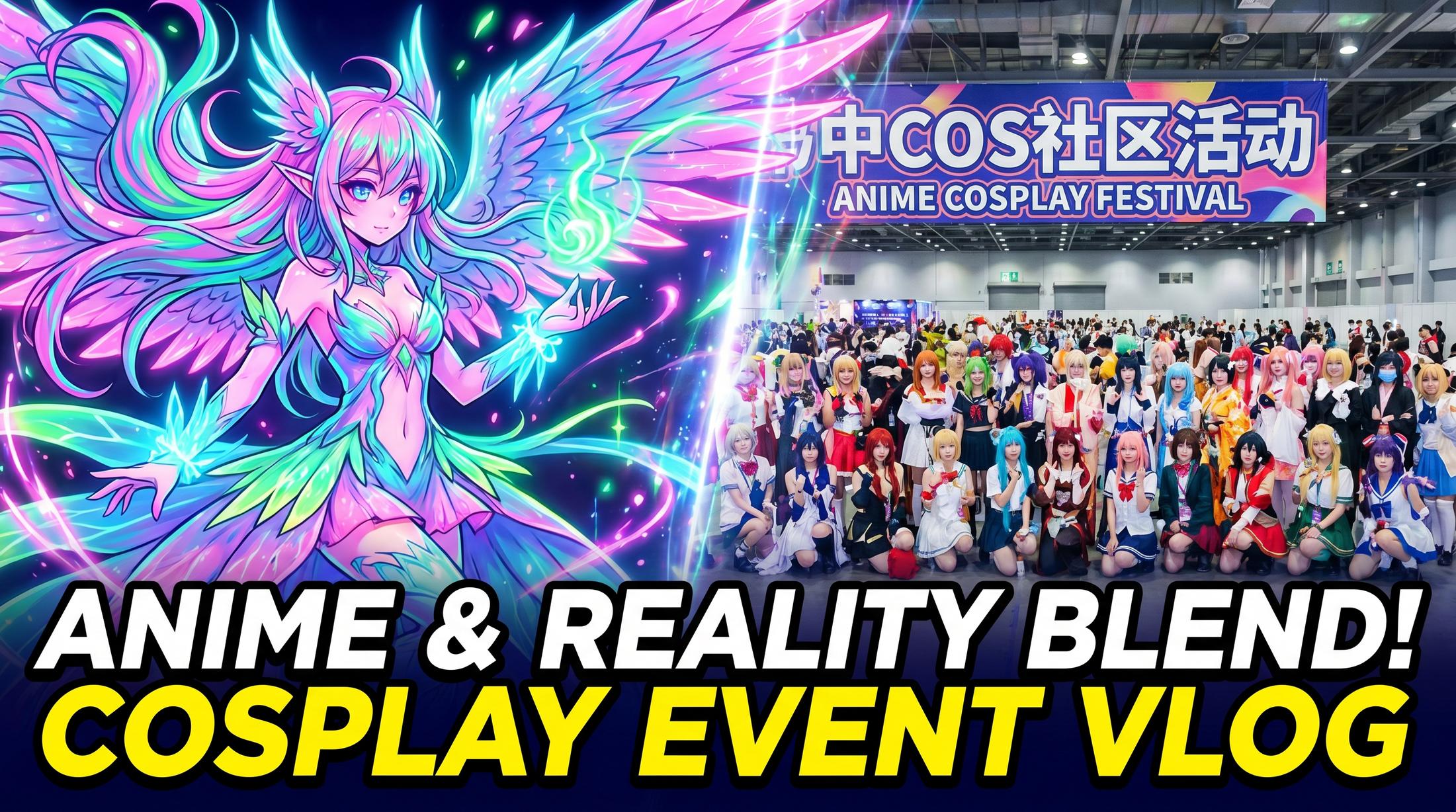 户外野战二次元：漫展Cosplay活动合影